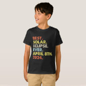 T-shirt Meilleure Éclipse Solaire Jamais Avril 8 Avril 202 (Devant entier)