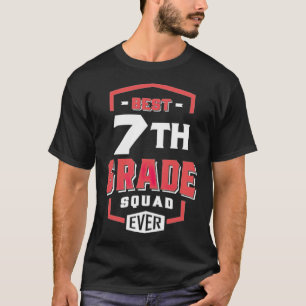 T-shirt Meilleure équipe de 7e année meilleurs amis végéta