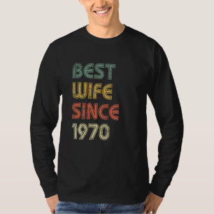 T-shirt Meilleure Femme Depuis 1970 Joyeux Mariage de 49 a