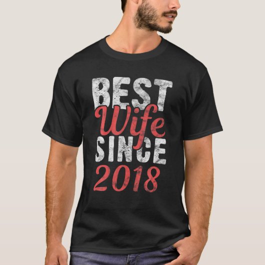 T-shirt Meilleure Femme Depuis 2018 Femmes 2E Anniversaire (Devant)