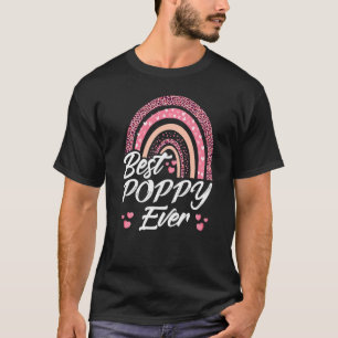 T-shirt Meilleure Fête des pères Arc-En-Ciel De Poppy Jama