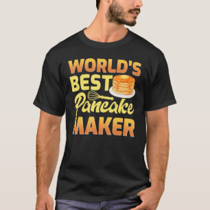 T-shirt Meilleure Fête des pères de créateur de crêpes au