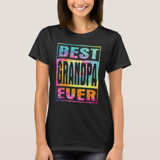 T-shirt Meilleure Fête des pères de teinture Vintage jamai