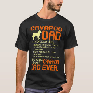 T-shirt Meilleure Fête des pères Père Cavapoo toujours pèr