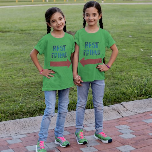 T-shirt Meilleure flèche rouge pointeur ami