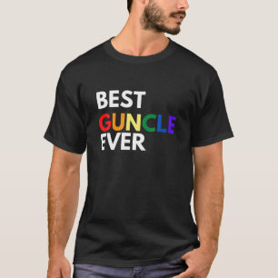 T-shirt Meilleure Gay Oncle Guncle Pride LGBTQ T Chemise