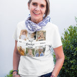 T-shirt Meilleure grand-mère - Collage photo pour petits-e<br><div class="desc">Célébrez la "Meilleure grand-mère jamais" avec ce T-shirt personnalisé Collage de photos de petits-enfants. Ce cadeau réfléchi comporte un collage magnifiquement arrangé de photos chères capturant des moments spéciaux, complété par un message d'amour. Fabriqué en tissu doux et durable, il offre à la fois confort et style. Le design personnalisé...</div>