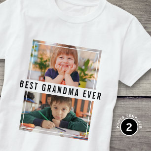 T-shirt Meilleure grand-mère jamais petits-enfants 2 Colla