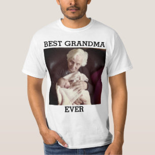 T-shirt Meilleure Grand-Mère jamais photo personnalisée Cr