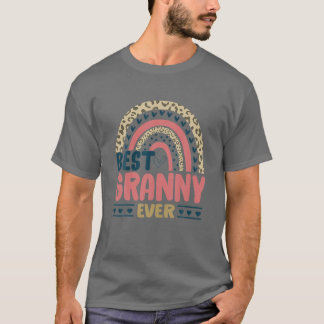 T-shirt Meilleure grand-mère jamais Rainbow Funny Mère's D