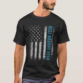 T-shirt Meilleure grand-mère patriotique jamais avec nous 