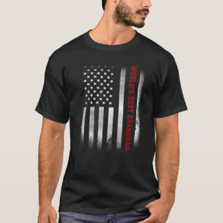 T-shirt Meilleure grand-père de Fête des pères masculine d