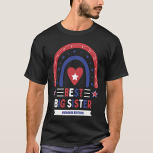 T-shirt Meilleure Grande Soeur Édition Missouri Filles Sib