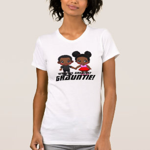 T-shirt Meilleure Grauntie Mete Boy & Girl du monde