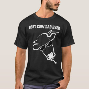 T-shirt Meilleure idée de vache de ferme pour papa vache a