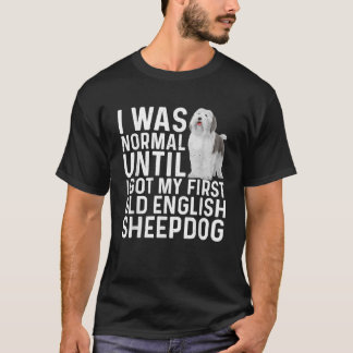T-shirt Meilleure illustration de vieux chien de berger an