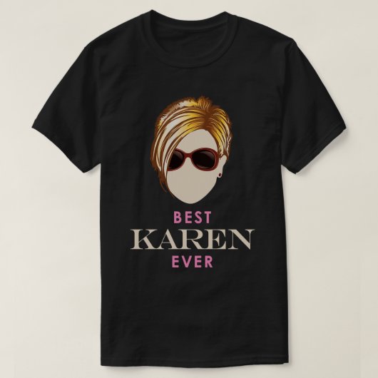 T-shirt Meilleure Karen jamais (Design devant)