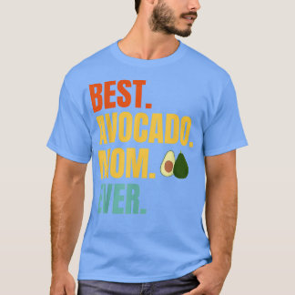 T-shirt Meilleure maman Avocado jamais rétro