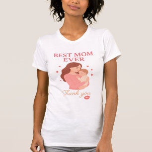 T-shirt « Meilleure Maman » Cadeau pour Elle – Fêt