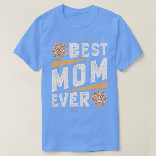 T-shirt Meilleure Maman Champignons Hunter Morel Champigno (Design devant)