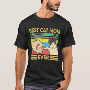 T-shirt Meilleure Maman Chat Jamais Rouge Headband Fête de