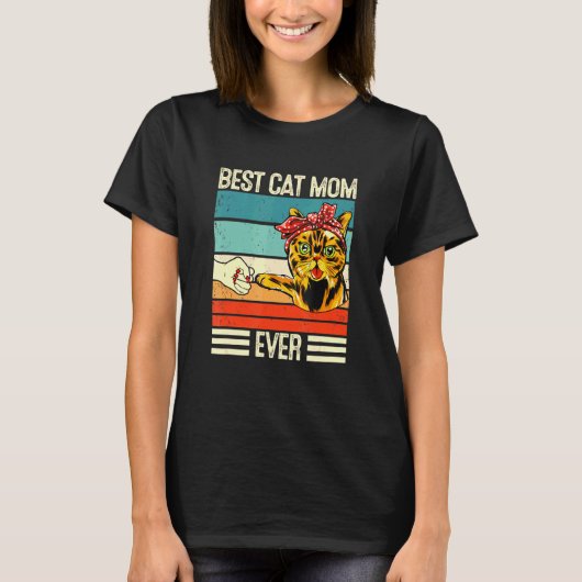 T-shirt Meilleure Maman Chat Toujours Meilleur Pour Maman (Devant)