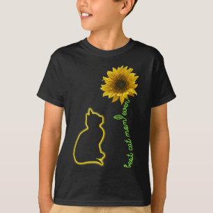 T-shirt Meilleure maman chatte pour la mère de Sunflower 