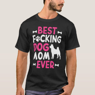 T-shirt Meilleure maman chien jamais American Akita Inu