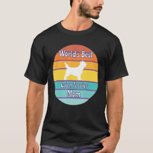 T-shirt Meilleure maman de Cairn Terrier au monde