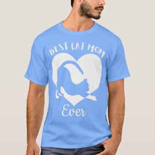 T-shirt Meilleure maman de chat ever Mignons chats noirs V