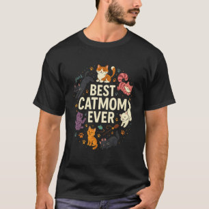 T-shirt Meilleure Maman de Chat Jamais Parent Fête des Mèr