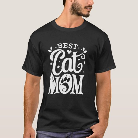 T-shirt Meilleure Maman de Chat Maman Chat Mère Chat (Devant)