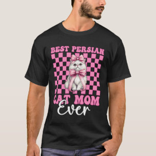 T-shirt Meilleure maman de chat persan Mama Fête des mères