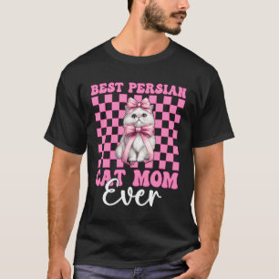T-shirt Meilleure maman de chat persan Mama Fête des mères