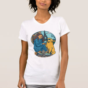 T-shirt Meilleure maman de chien à Paris