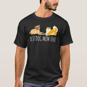 T-shirt Meilleure maman de chien de tous les temps Animal