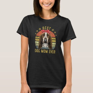 T-shirt Meilleure maman de chien jamais Basset Hound Fête