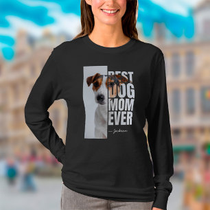 T-shirt Meilleure Maman de Chien Personnalisée Photo d'Ani