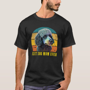 T-shirt Meilleure maman de chien vintage Sunset Rétro Cani