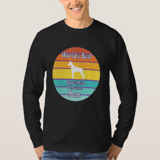 T-shirt Meilleure maman de Doberman Pinscher au monde