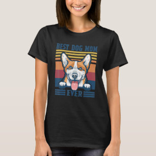 T-shirt Meilleure maman de Pembroke Welsh Corgi Ever Maman