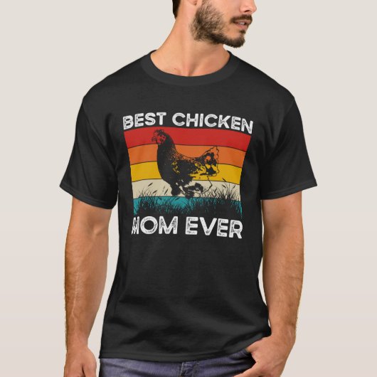 T-shirt Meilleure maman de poulet jamais propriétaire de p (Devant)