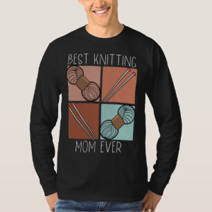 T-shirt Meilleure Maman de Tricot Ever Collectionneuse de