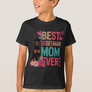T-shirt Meilleure maman Doberman de tous les temps