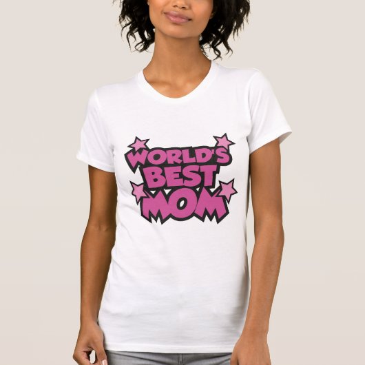 T-shirt Meilleure maman du monde (Devant)