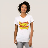 T-shirt Meilleure maman du monde (Devant entier)