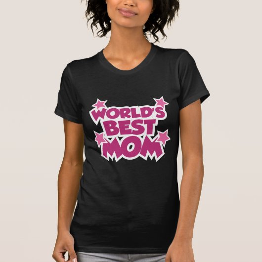 T-shirt Meilleure maman du monde (Devant)