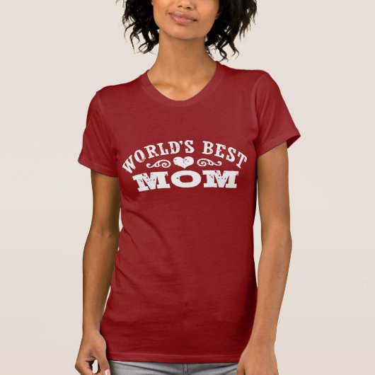 T-shirt Meilleure maman du monde (Devant)