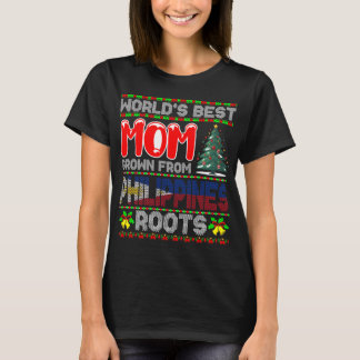 T-shirt Meilleure Maman du Monde Née aux Philippines Cadea