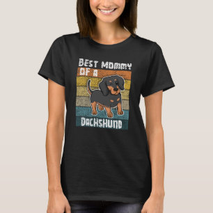 T-shirt Meilleure Maman D'Un Dachshund
